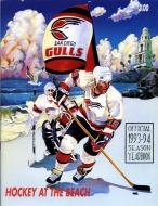 San Diego Gulls 1993-94 program cover