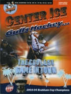 San Diego Gulls 2004-05 program cover
