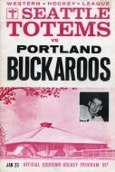 Seattle Totems 1964-65 program cover