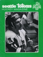 Seattle Totems 1974-75 program cover