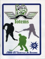 Seattle Totems 2006-07 program cover