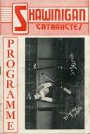 Shawinigan Falls Cataracts 1949-50 program cover
