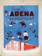 Shawinigan Falls Cataracts 1954-55 program cover