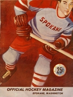 Spokane Comets 1959-60 program cover