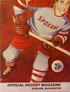 Spokane Comets 1960-61 program cover