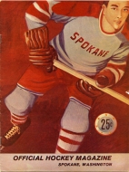 Spokane Comets 1961-62 program cover