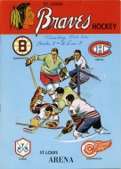 St. Louis Braves 1963-64 program cover
