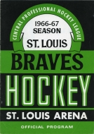 St. Louis Braves 1966-67 program cover