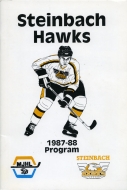 Steinbach Hawks 1987-88 program cover