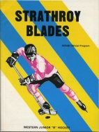 Strathroy Blades 1979-80 program cover