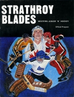 Strathroy Blades 1983-84 program cover