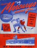 Toledo Mercurys 1952-53 program cover