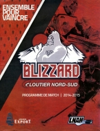 Trois-Rivieres Blizzard 2014-15 program cover