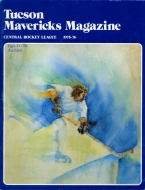 Tucson Mavericks 1975-76 program cover