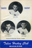Tulsa Oilers 1965-66 program cover