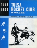 Tulsa Oilers 1968-69 program cover