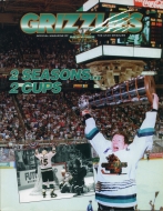 Utah Grizzlies 1996-97 program cover