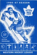 Victoria Maple Leafs 1966-67 program cover