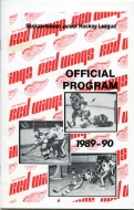 Weyburn Red Wings 1989-90 program cover