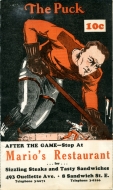 Windsor Bulldogs 1935-36 program cover