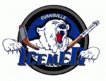 Evansville IceMen 2008-09 hockey logo