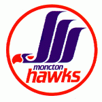 Moncton Hawks 1987-88 hockey logo