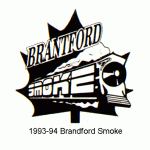 Brantford Smoke 1993-94 hockey logo