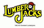 Cleveland Lumberjacks 1992-93 hockey logo