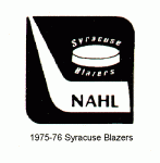 Syracuse Blazers 1975-76 hockey logo