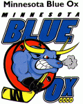 Minnesota Blue Ox 1995-96 hockey logo